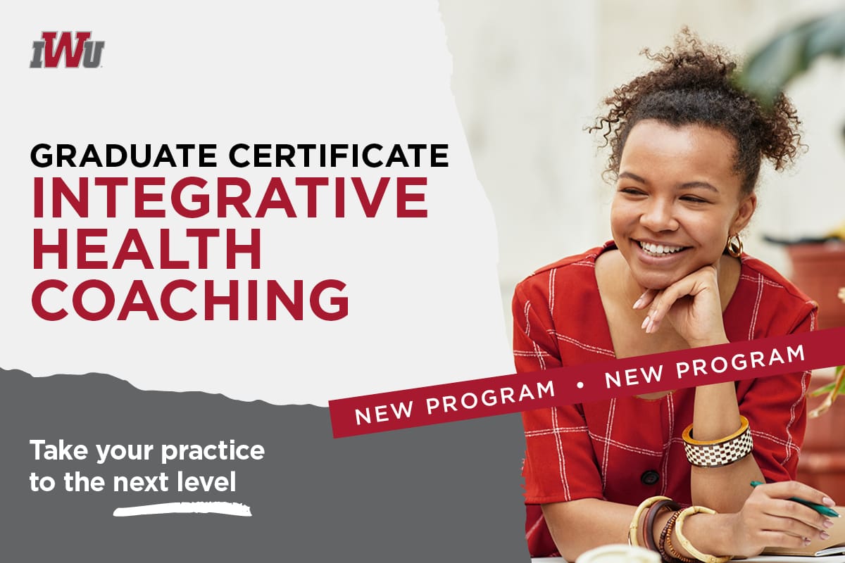 IWU Announces Integrative Health Coaching Graduate Certificate Program