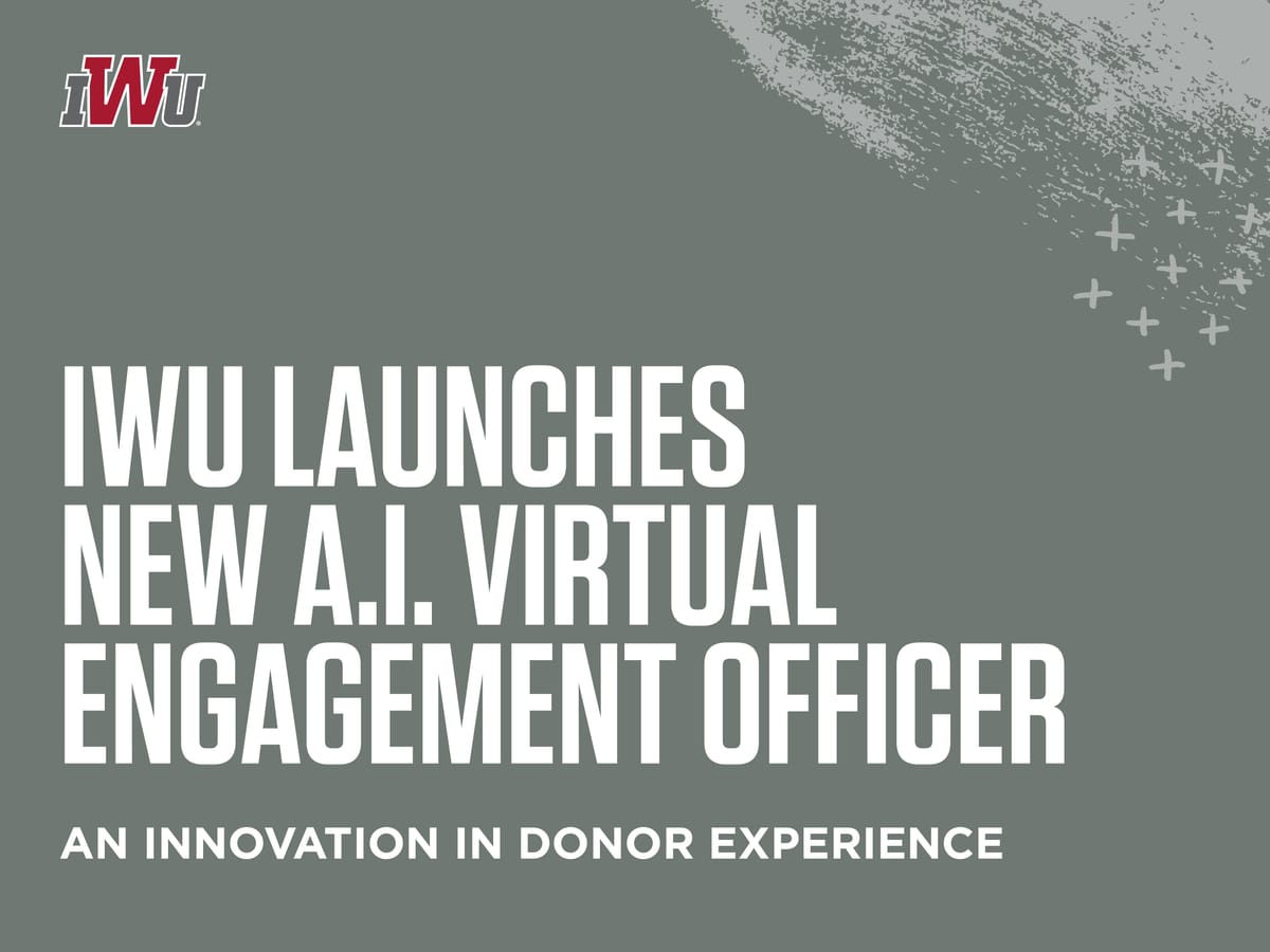 Indiana Wesleyan University Launches AI Virtual Engagement Officer
