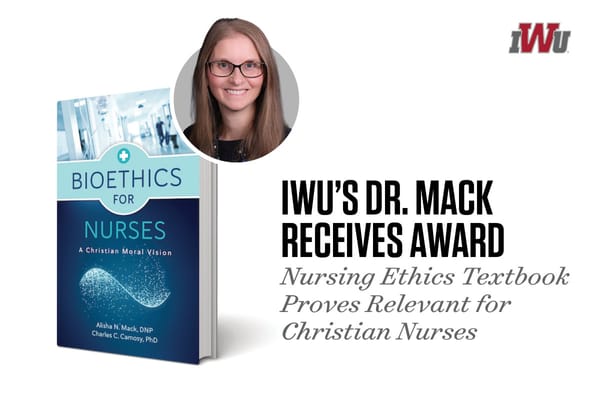 IWU's Dr. Mack Receives Award