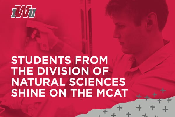 Students from the Division of Natural Sciences Shine on the MCAT