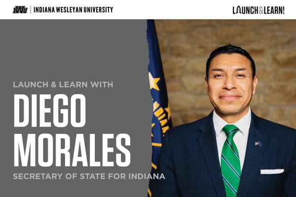 DeVoe Division of Business to Host Indiana Secretary of State Diego Morales on October 8