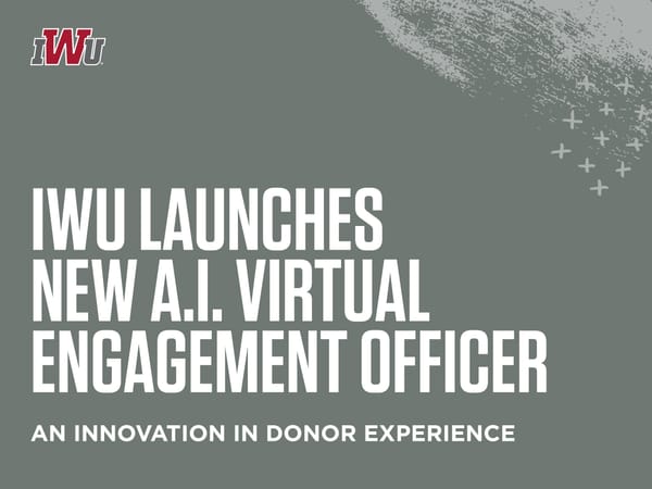 Indiana Wesleyan University Launches AI Virtual Engagement Officer
